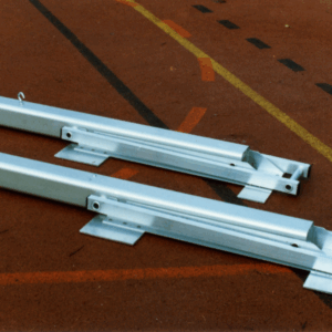 Netpalen geproduceerd van duurzaam geanodiseerd aluminium. Deze tennisnetpalen gaan daarom jarenlang mee