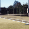 Deze tennisnetten zijn voor onze zeer duurzame verplaatsbare aluminium tennisinstallatie.