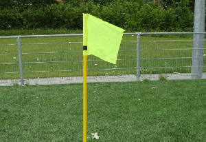 Cornervlag met stalen buis