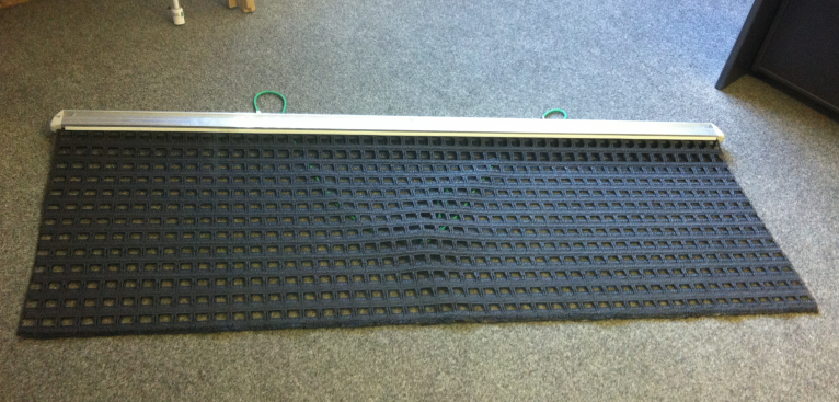 Sleepnet met aluminium trekbalk