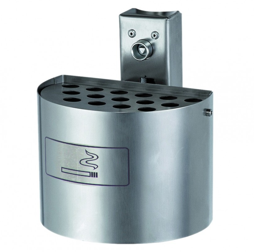 Buitenasbak Lima. Afgebeeld in de fraaie rvs-uitvoering.