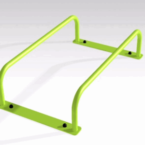 De handstand bars zijn leverbaar in bijna iedere ral kleur.