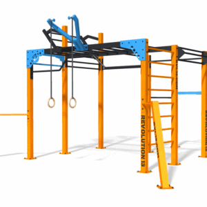 Outdoor fitness station Nippur M. 17 werkstations in 1.