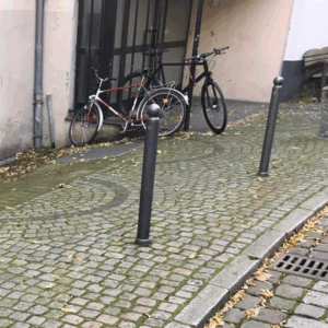 Deze afzetpalen antiparkeerpalen zijn ideaal in oude dorp- en stadskernen. Hier afgebeeld in het oude Centrum van Bremen