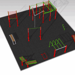 Overzicht Calisthenics-park Uruk 1