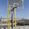 Basketbalpaal Heavy. De zwaarste uit ons assortiment. De antivandaal basketbalpaal met basketbalbord in wedstrijdformaat!