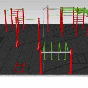 Deze Step Ups zijn een ideale aanvulling op uw buiten fitness c.q. bootcamp -park