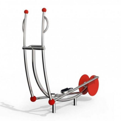RVS outdoorfitness toestel Pull Down & Chest Press