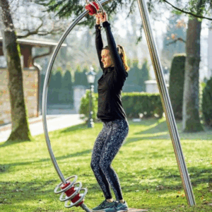 RVS-hout parallel bars