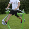 Duurzame outdoor Spacewalker. Cardio outdoor fitness apparaat. Topsegment.