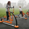 Buiten fitnesstoestel Crosstrainer. Een ideaal cardio buitenfitness apparaat uit het hogere segment.