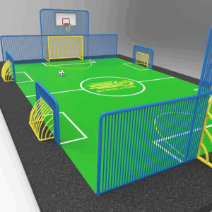 Conceptuitwerking voetbalkooi die we samen met de Eredivisie (Zeist) gemaakt hebben.