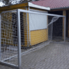 Voetbaldoel JVD140 in de 5 x 2 meter uitvoering mer vaste netbeugels. Een verrassend duurzaam en voordelig verplaatsbaar jeugdvoetbaldoel.