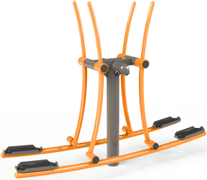 DE dubbele uitvoering van de Outdoor Ski-trainer. Plezier voor twee, voor een zeer scherpe prijs.