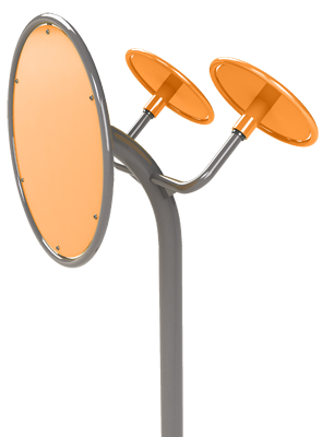 Tai CHi Wheels, coördinatie en bovenlichaam, buitenfitnesstoestel dat met name ideaal is voor ouderen.