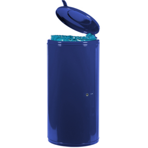 Buiten afvalbak Peter De ideale afvalbak voor de semi-openbare ruimtes. Voor zwembaden, campings, sportparken, tankstations en meer.