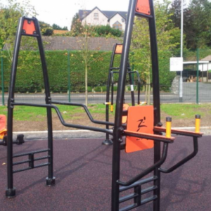 Net als al onze outdoor fitness toestellen is ook deze leverbaar in divers kleuren