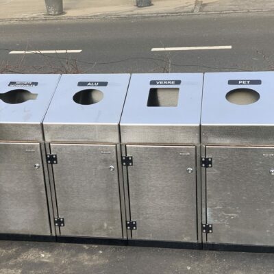 RVS Afvalbak Sydney tbv het scheiden van uw afval