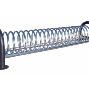 Fietsenrek c.q. rijwielstandaad model Spirit Steel in een fraaie rvs uitvoering. Prachtig design fietsenrekken voor een messcherpe prijs.