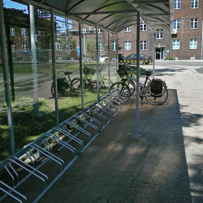 Fietsoverkapping Ticino. Luxe fietsparkeren voor een zeer concurrerende prijs!