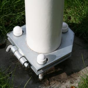 Vlaggenmast kunststof 8m