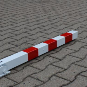 Neerklapbare anti parkeerpalen, ideaal tegen wildparkeerders.