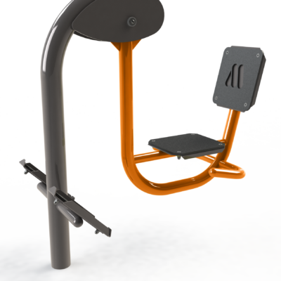 De Leg Press, een buiten fitnesstoestel dat niet mag ontbreken in uw outdoor fitnesspark. Wederom een top-toestel uit onze voordelige OFM-lijn.