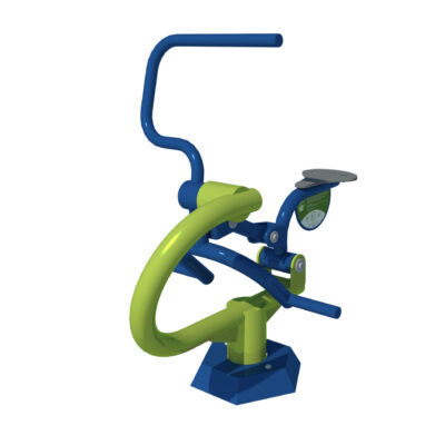 De Rider, een leuk fitness toestel voor uw leerlingen en jonge jeugd :-) Outdoor kinder- fitnesstoestellen, buiten sporten op zijn leukst.