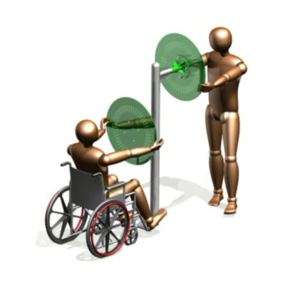 Alternative view of Tai Chi Wheels buiten fitnesstoestel voor mindervaliden