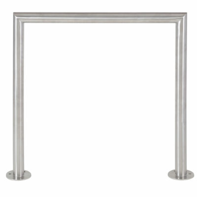 Aanleunbeugels, nog altijd de ideale fietsenrekken. Fiets-aanleunbeugels van hoogwaardig rvs