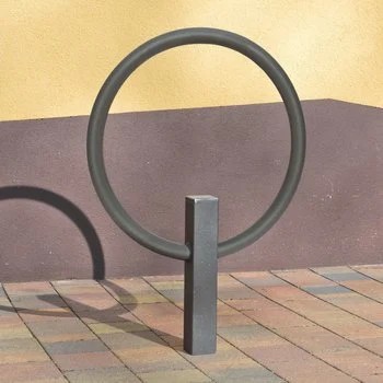 Fiets aanleunbeugel Giro uitgevoerd in antraciet ral 7016