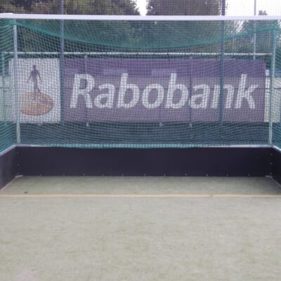 Losse rubberen achter- en zijchotten voor onze professionele hockeydoelen