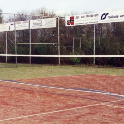 Aluminium kinder tennis/badmintoninstallatie