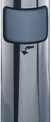 RVS asbak - afvalbak-combinatie. Leverbaar in een 24 Liter en in een 34 Liter uitvoering