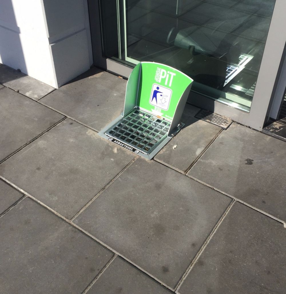 Asbaktegels zijn een uitkomst voor particulier en bedrijf