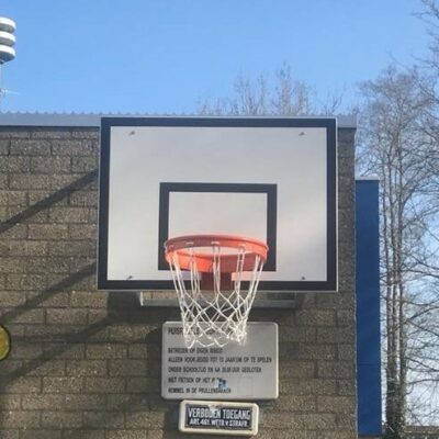 Basketbalbord voor buiten met muurframe