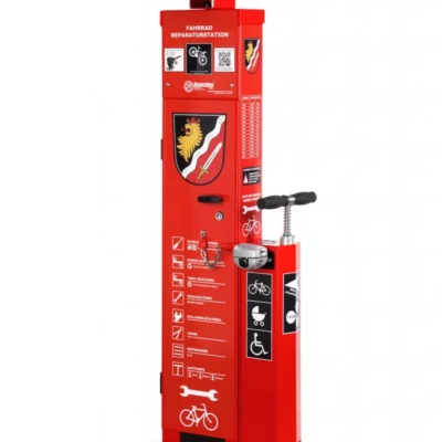 De Scandic Key is het ideale servicestation voor fietsers die onderweg hun fiets willen repareren of oppompen. Dit professionele fietsservicestation wordt uitsluitend geleverd binnen Nederland en is direct inzetbaar