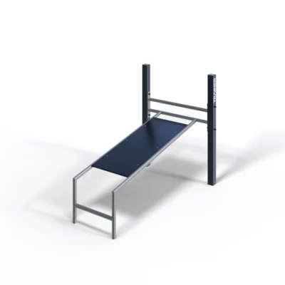 De Sit-Up Bench Outdoor uit de Street Workout serie is perfect voor elk calisthenics park, Twee uitvoeringen leverbaar.