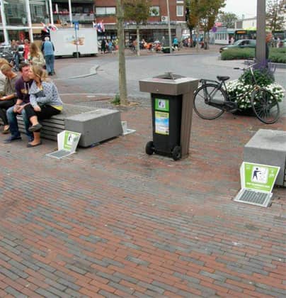 Asbaktegel met werkrand, duidelijk zichtbaar en de ultieme duurzaamheid