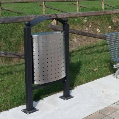 Buiten afvalbak model Genova