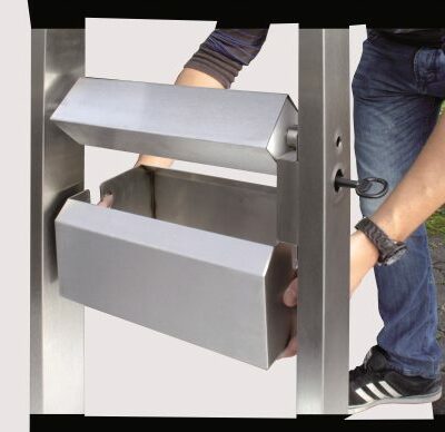 Eenvoudig te legen met de bijgeleverde driekantsleutel.