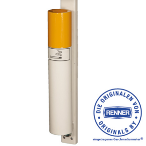 Buitenasbak Sigaret. Eenvoudig te legen en zeer duurzaam. Afgebeeld model Standaard.