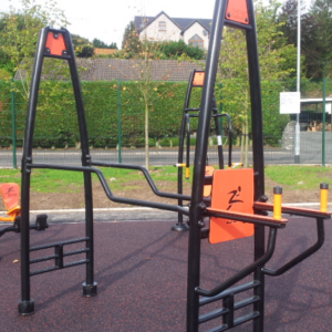 Op de afbeelding ziet u de hoogwaardige afwerking van dit hoogwaardige fitness apparaat.