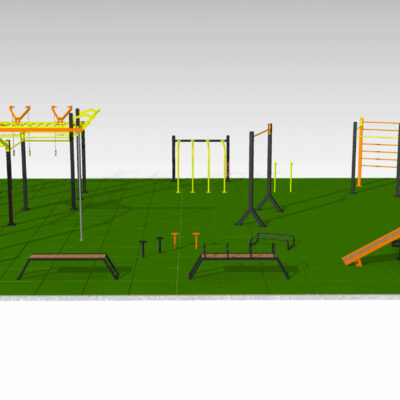 Overzicht Calisthenics-park Uruk 2