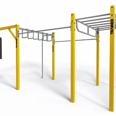 Het Calisthenics Park SWN08 is een professioneel outdoor fitness toestel dat alle grote spiergroepen traint.