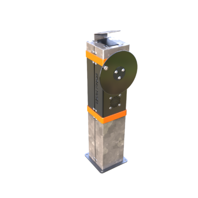 Leg je smartphone onder het afdakje en draai aan de disc, blijf draaien. Het geluid van je smartphone wordt versterkt!