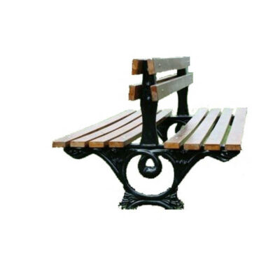 Fraai straatmeubilair met een klassieke uitstraling. Parkbank model Frorenca, diverse hout-afwerkingen mogelijk.