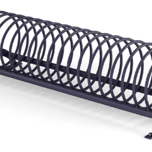 Fietsenrek c.q. rijwielstandaad model Spirit Delta verzinkt met een ral poedercoating. Prachtig design fietsenrekken voor een messcherpe prijs.