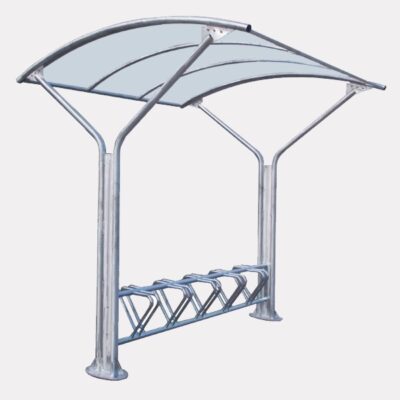 Een voordelige nette fietsoverkapping. Diverse ral kleuren leverbaar,