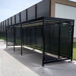 Met een strak en eigentijds design past de City fietsoverkapping perfect in zowel openbare als semi-openbare ruimtes en op bedrijfsterreinen.